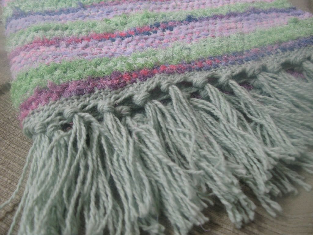 Kobereček ručně tkaný vlna/bavlna vyrobený v Dílně Jinan