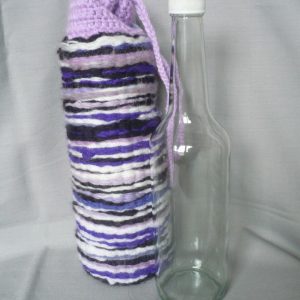 Termoobal - termoska - ručně tkaný barevný obal na sklenici vyroben v Dílně Jinan